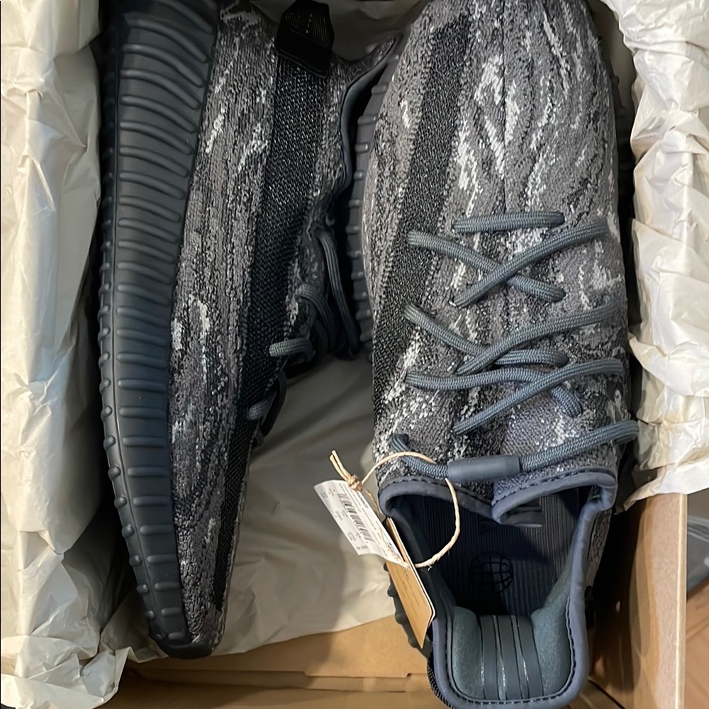 Yeezy Boost 350 V2 Black and Gray Sneakers